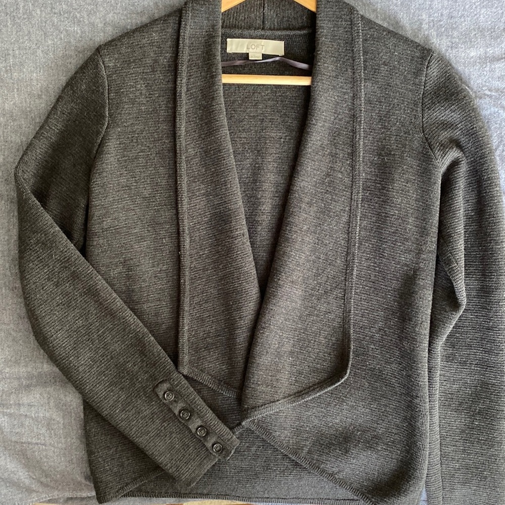Ann Taylor LOFT Merino Wool Cardigan